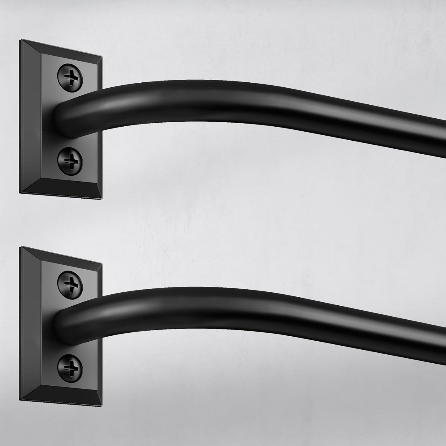 Hei!Dear Blackout Curtain Rods for Windows 48 to 84 inch