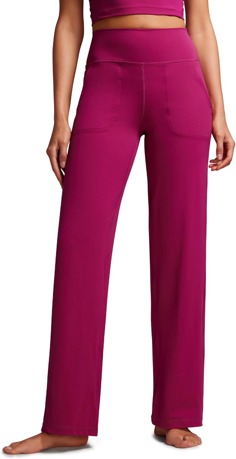 CRZ YOGA Womens Butterluxe High Waist Wide Leg Pants