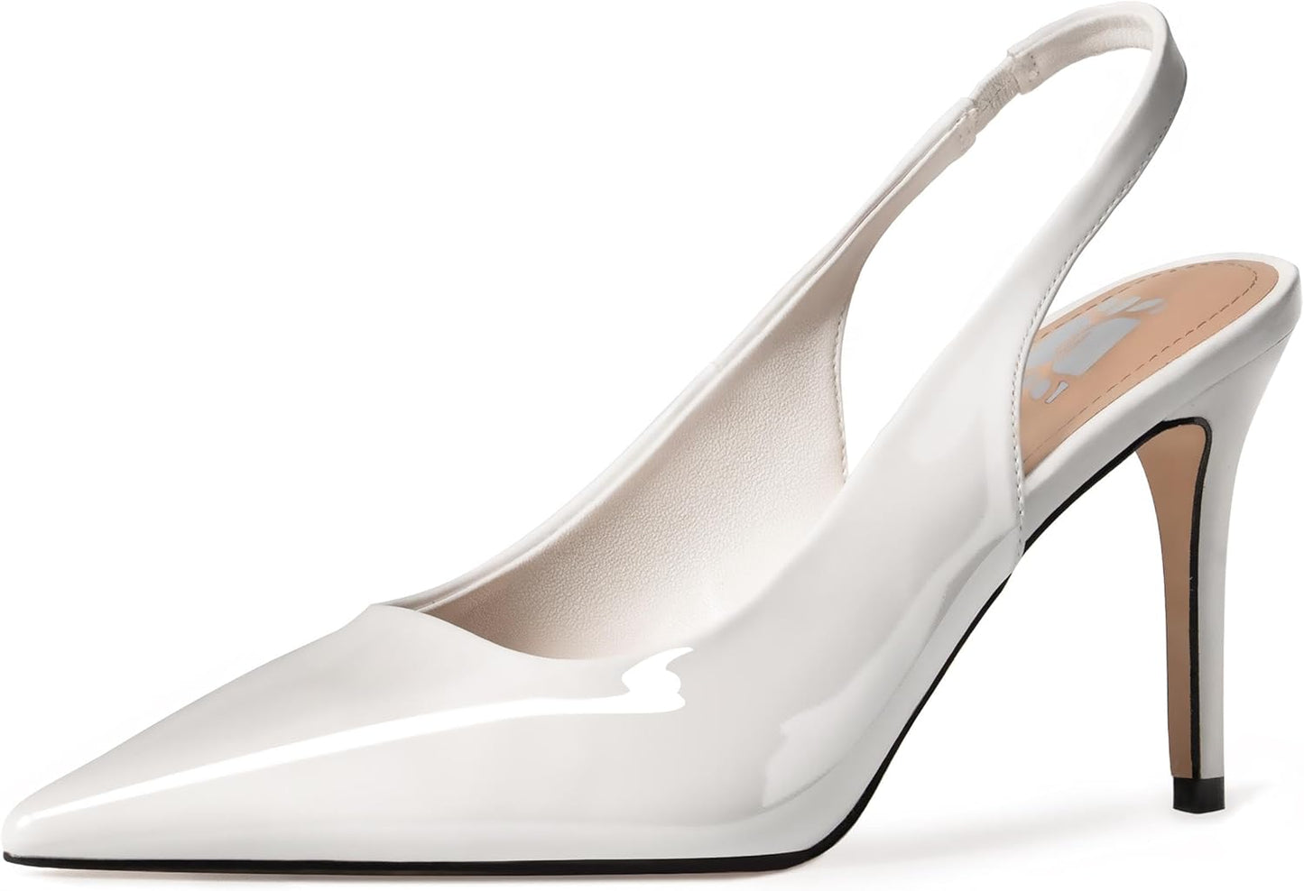 Slingback Heels for Women with Pointed Toe and Stiletto Design