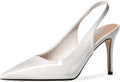 Heelchic Slingback Heels for Women Pointed Toe Stiletto 2.95 in