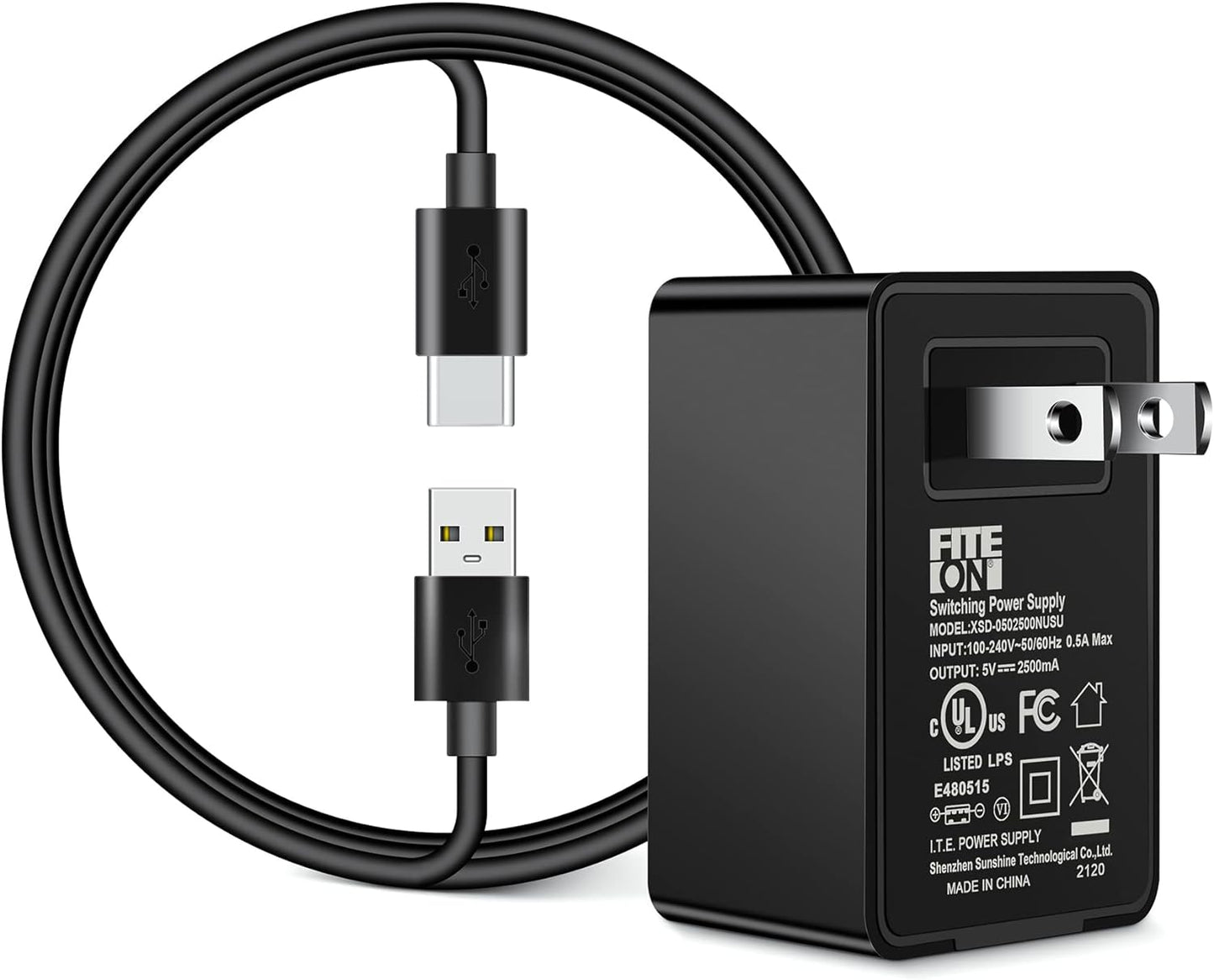 FITE ON USB Charging Cable for Ninja Portable Blender