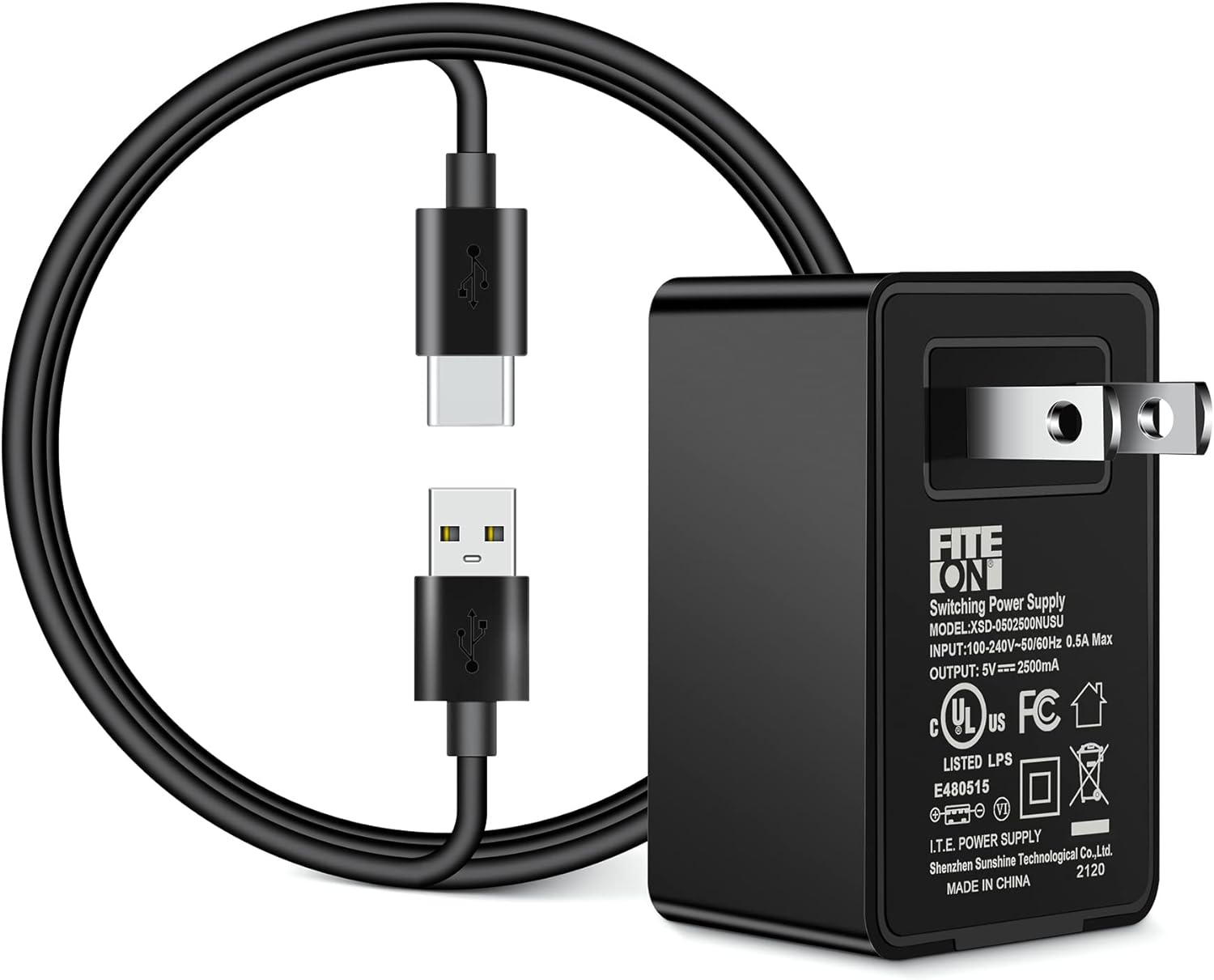 FITE ON USB Charging Cable for Ninja Portable Blender