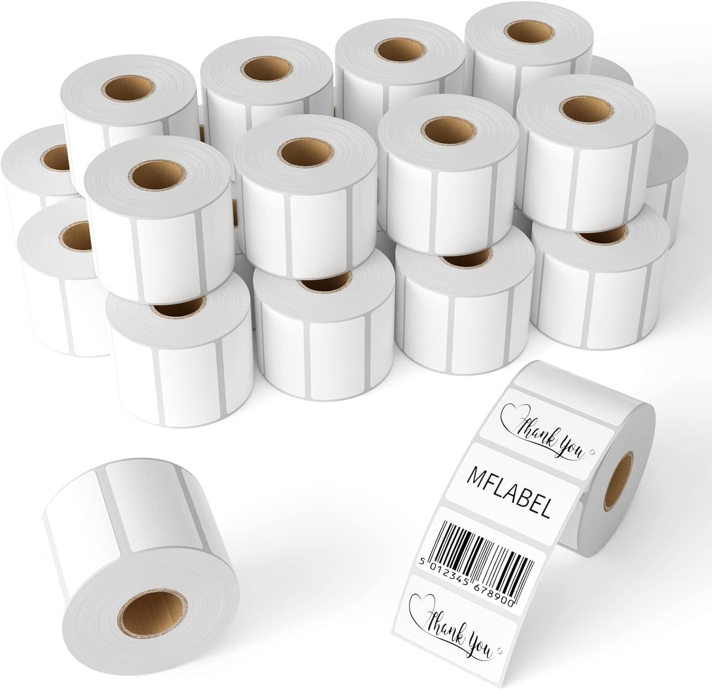 MFLABEL 24 Rolls of 1000 Direct Thermal Shipping Labels