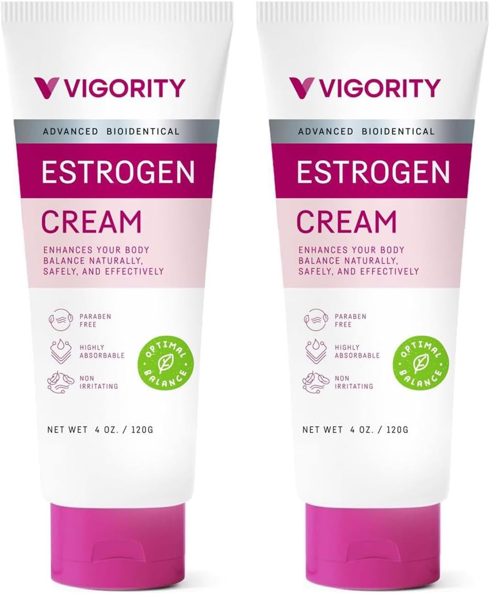 Vigority Estrogen Cream for Women - Natural Menopause Relief