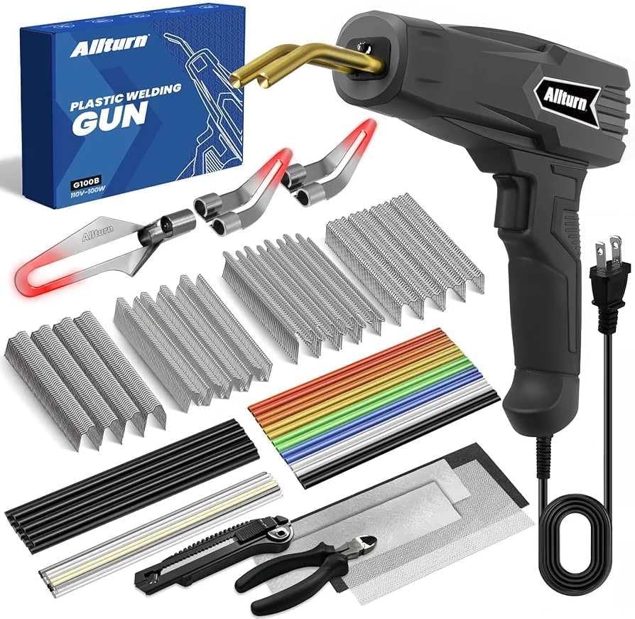 Allturn Plastic Welder Kit for Car Bumper and Thermoplastics