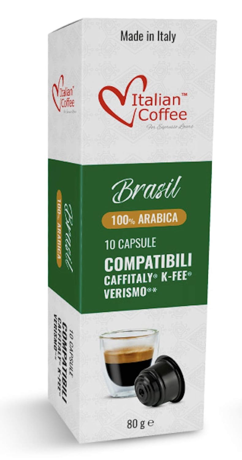 Italian Coffee Capsules for Espresso Lovers - Brazil Blend Pods