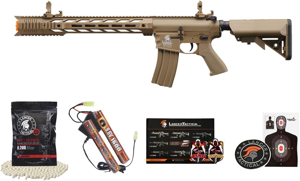 Lancer Tactical Gen 2 Airsoft M4 SPR Interceptor AEG Review