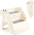Toddler Step Stool Foldable Kids Step Stool - Stable Dinosaur Design