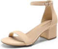 DREAM PAIRS women's low pump sandals for casual elegance