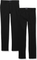 Children's Stretch Skinny Chino Pants 2-Pack - Comfortable Ankle