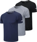frueo Men's Workout Shirts Quick Dry Mesh Short Sleeve - Comfortable