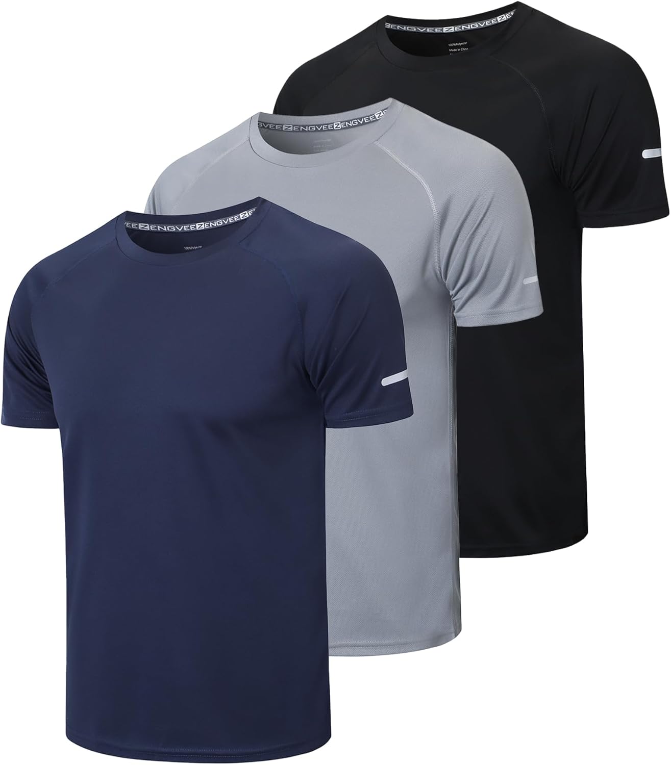 frueo Men's Quick Dry Workout Shirts for Ultimate Comfort