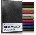 Gallery Leather Desk Weekly Monthly Planner 2025-2026 - Acadia Black 8