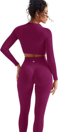 SUUKSESS Women 2 Piece Workout Sets Hidden Scrunch Hip Lifting Women's