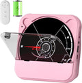 Portable CD Player with Bluetooth and HiFi Speaker - Rechargeable Mini