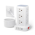 Surge Protector Power Strip 10 FT Cord Power Tower with USB C