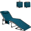 Oversized Tanning Chair Extra-Wide Padded Folding Chaise Lounge
