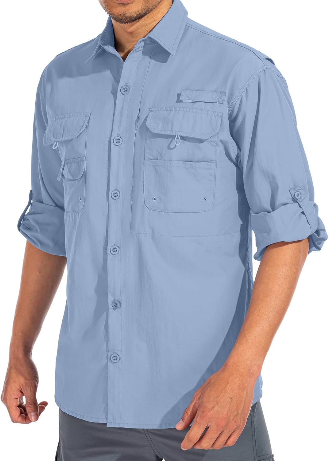 Men's Sun Protection Fishing Shirts for Outdoor Adventures