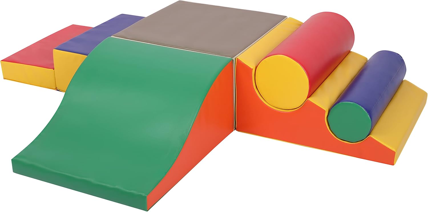 TOLEAD Toddler Foam Climbing Set for Indoor Fun and Balance
