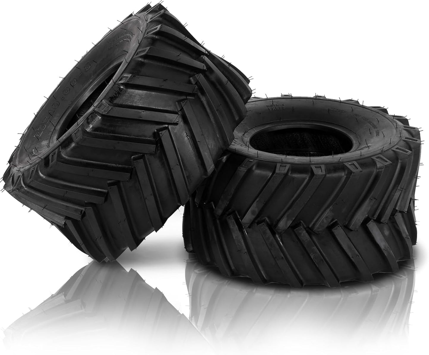 AutoForever 20x10.00-8 Tubeless Turf Tires for Lawn Mowers