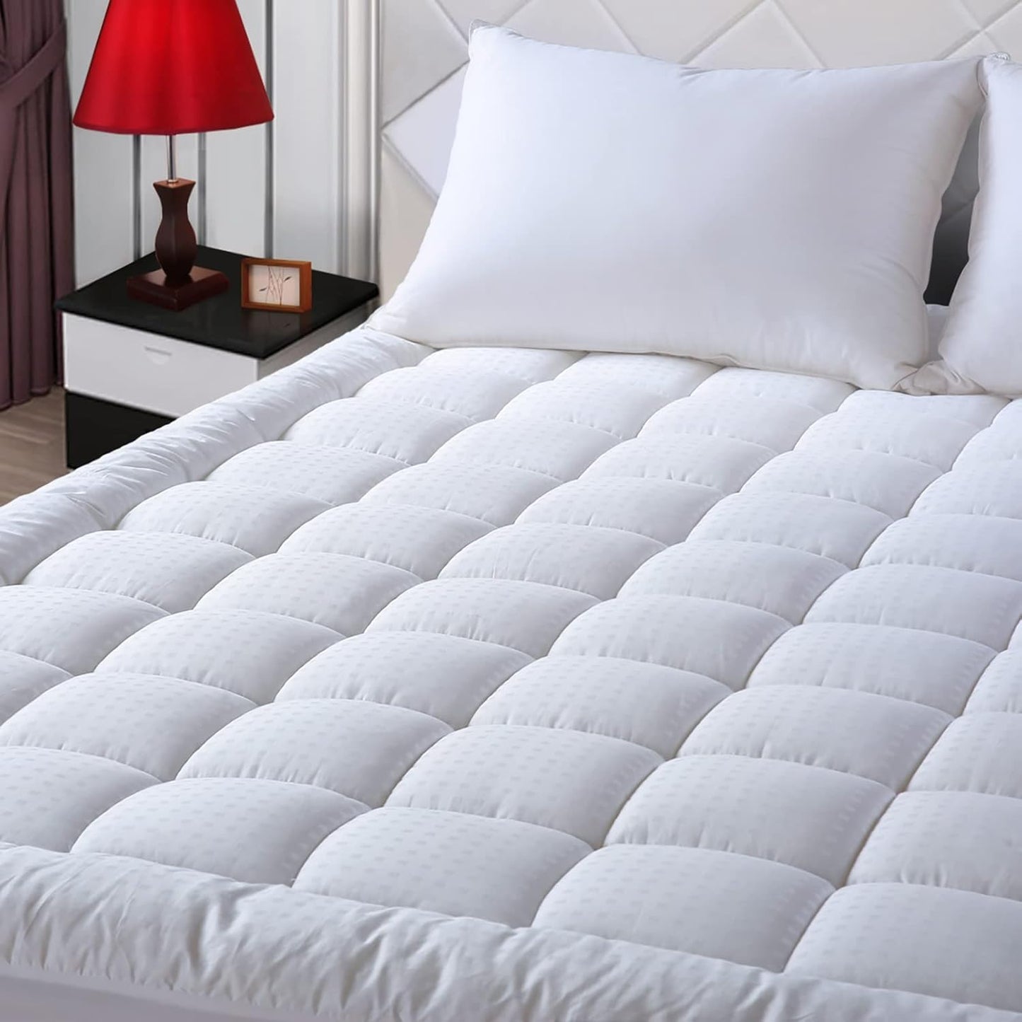 EASELAND Queen Size Mattress Pad for Ultimate Comfort and Support