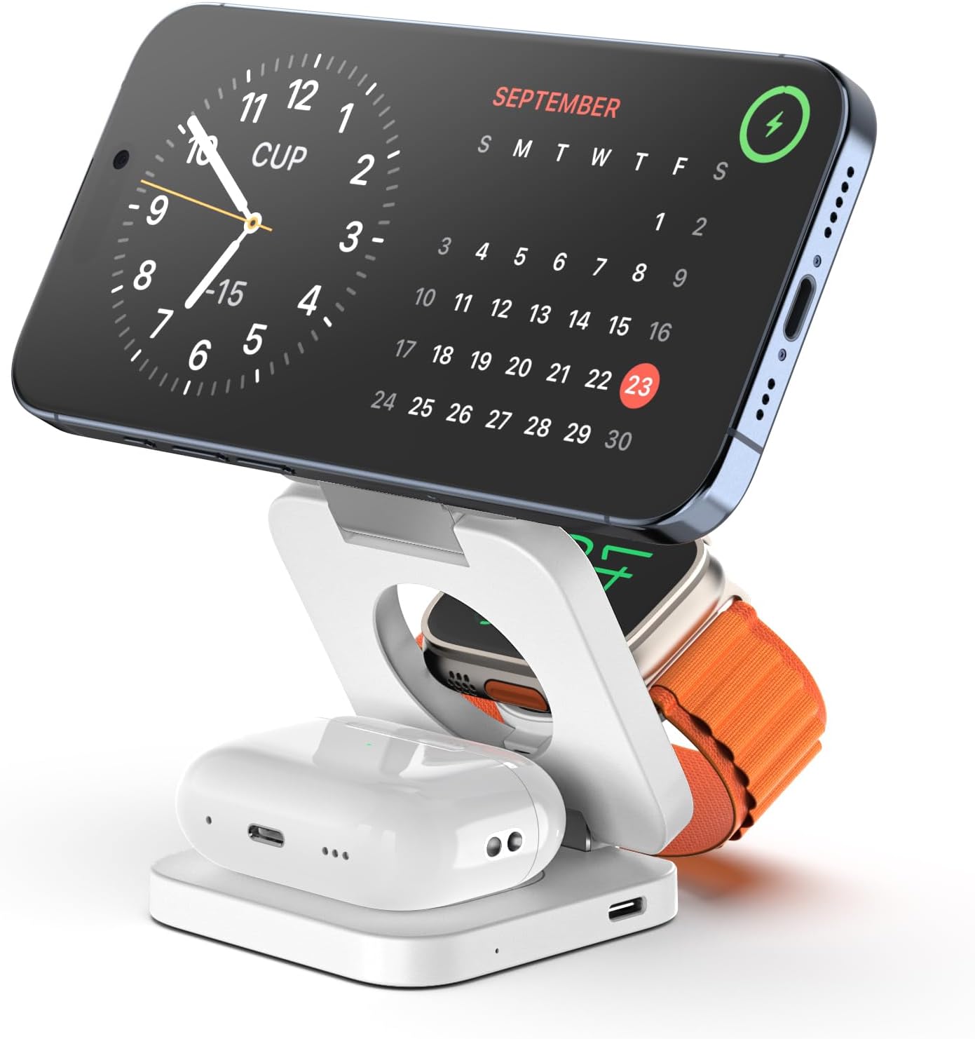 Speedy 3-in-1 Magnetic Wireless Charger for Apple Devices - KU XIU