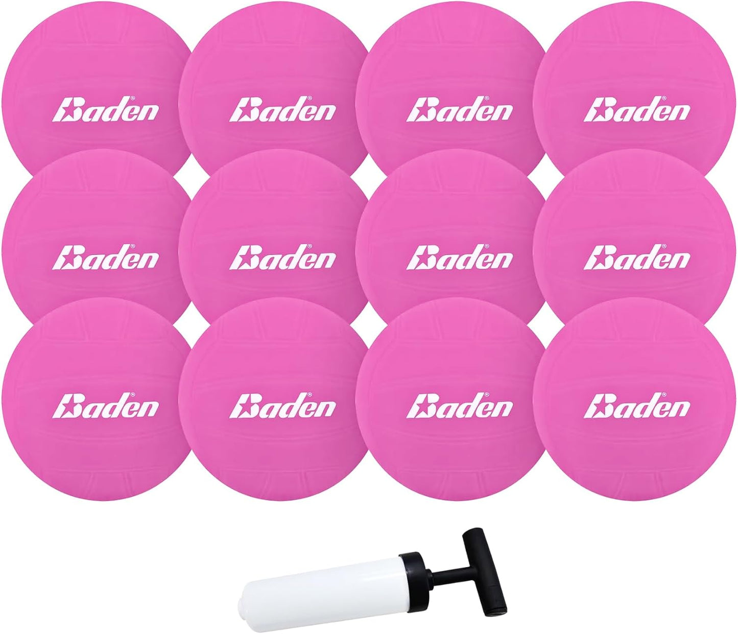 Baden 4 inch Mini Volleyball 12-Pack with Pump for Team Gifts