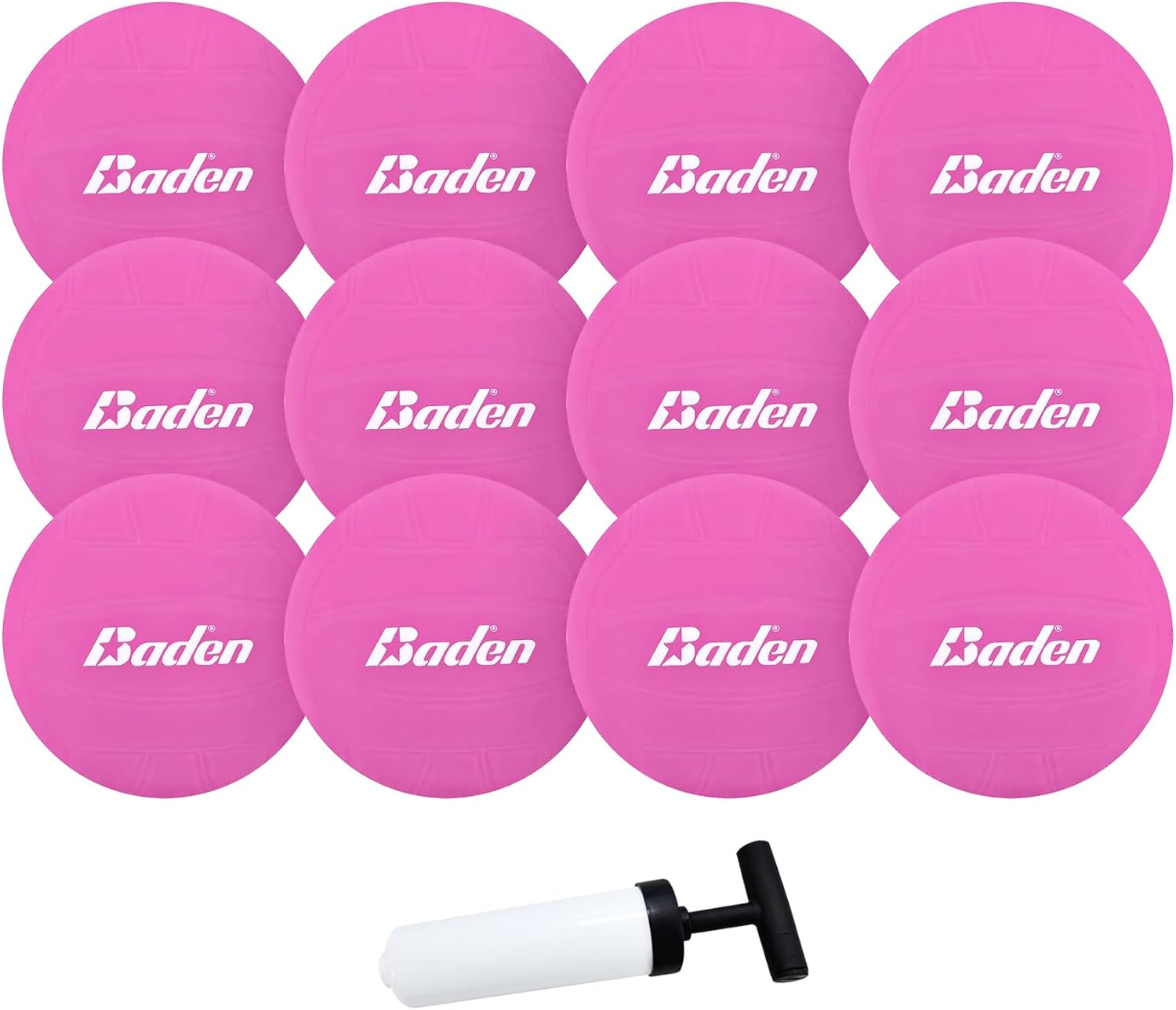 Baden 4 inch Mini Volleyball 12-Pack with Pump for Team Gifts