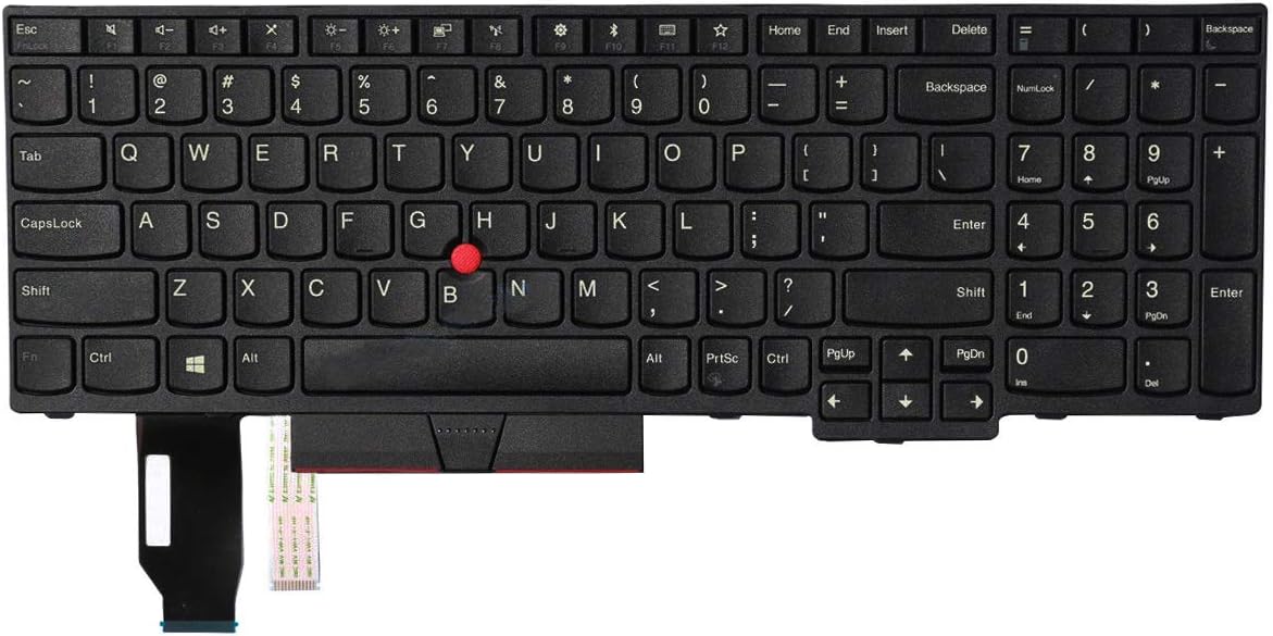 AUTENS Replacement Keyboard for Lenovo ThinkPad E580 E590 L580