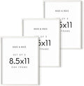 8.5 x 11 Picture Frame Set - Natural Oak 3-Pack HAUS