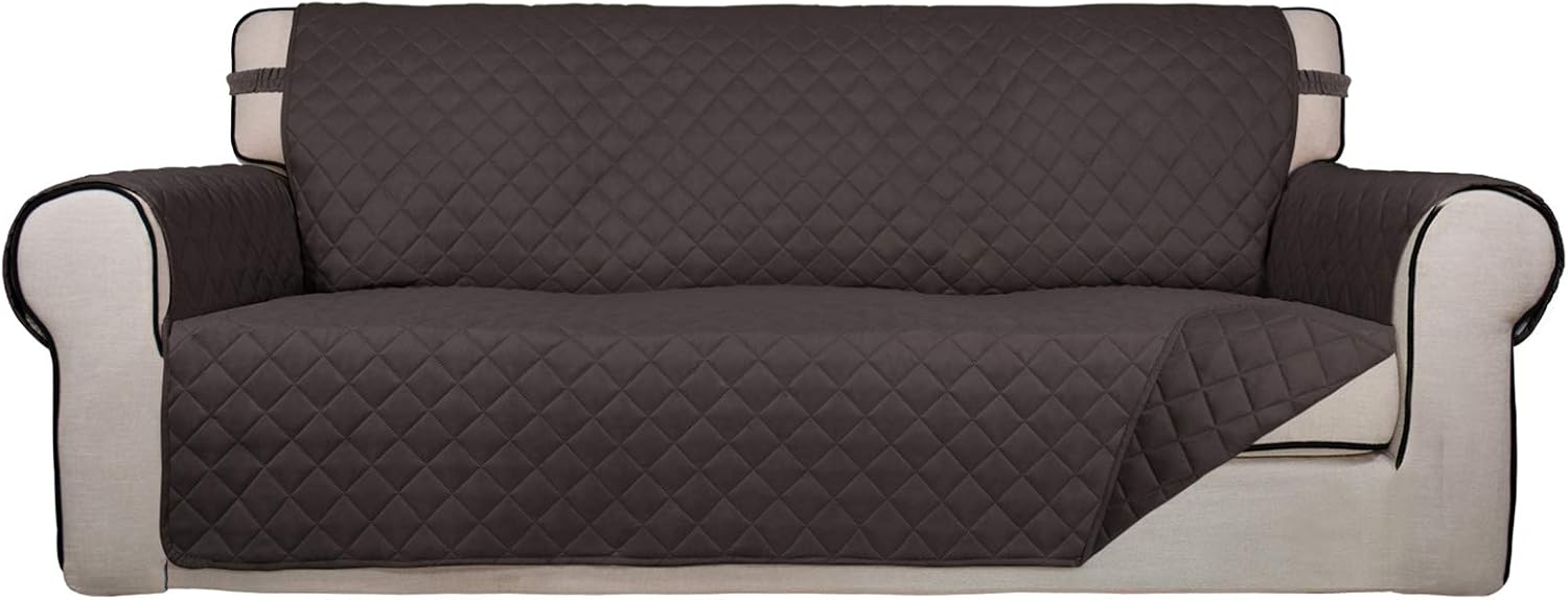 PureFit Reversible Quilted Sofa Cover for Pets and Kids