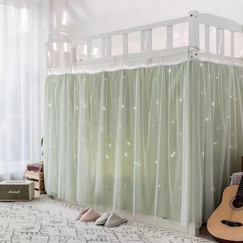 Blackout Bed Curtains Set with Mosquito Net - Sleep in Peace!