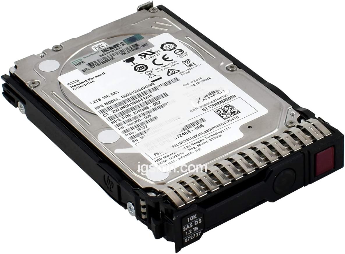 HPE HP 872737-001 1.2TB 10K 12Gbps 3.5in SAS Hard Drive Review