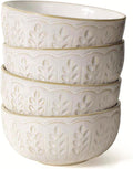 Artena 32 OZ Soup Bowls Set of 4 - Perfect for Dinner & Snacks