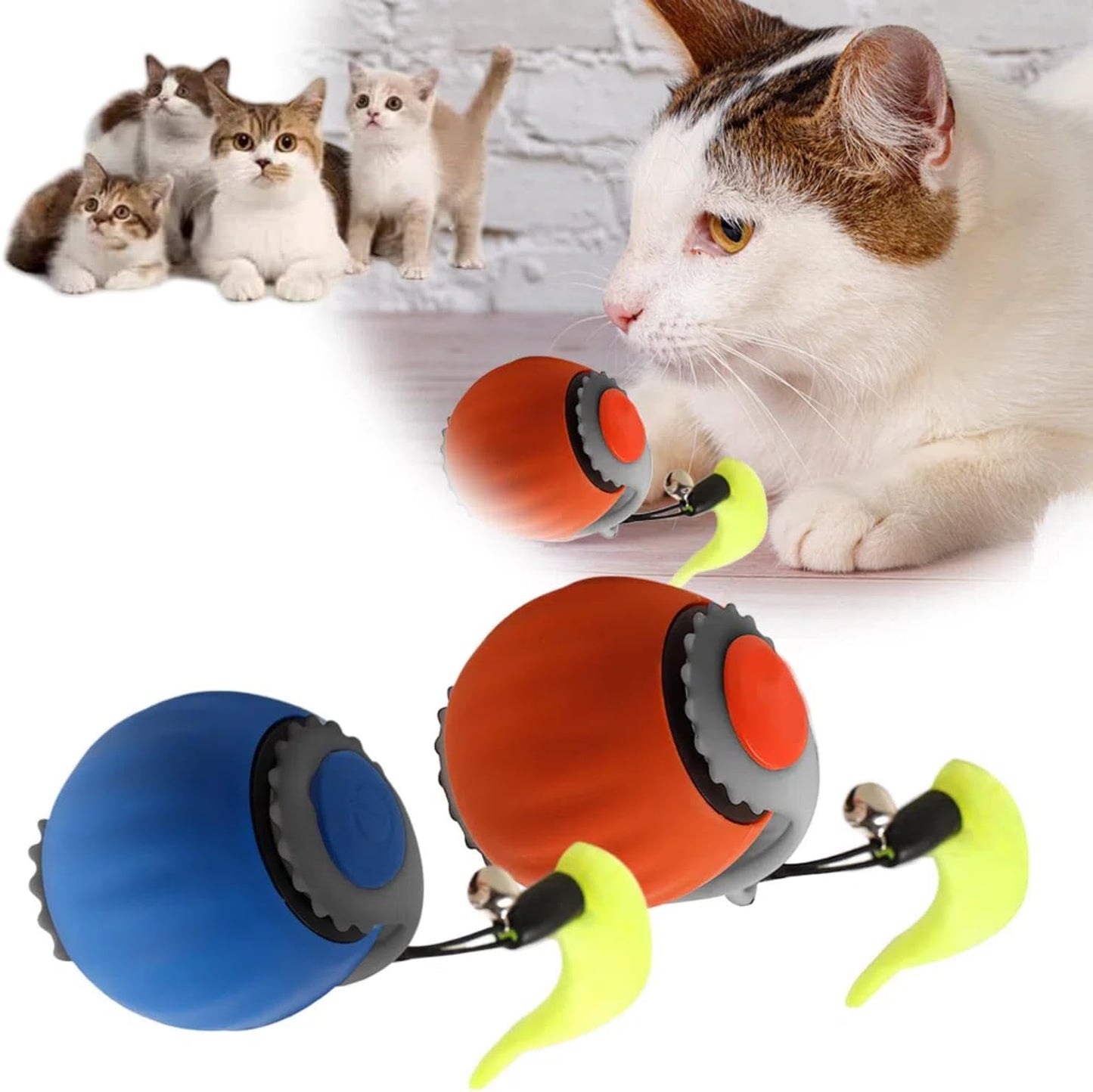 Speedy Tail 3.0 Interactive Cat Toys for Indoor Cats Fun