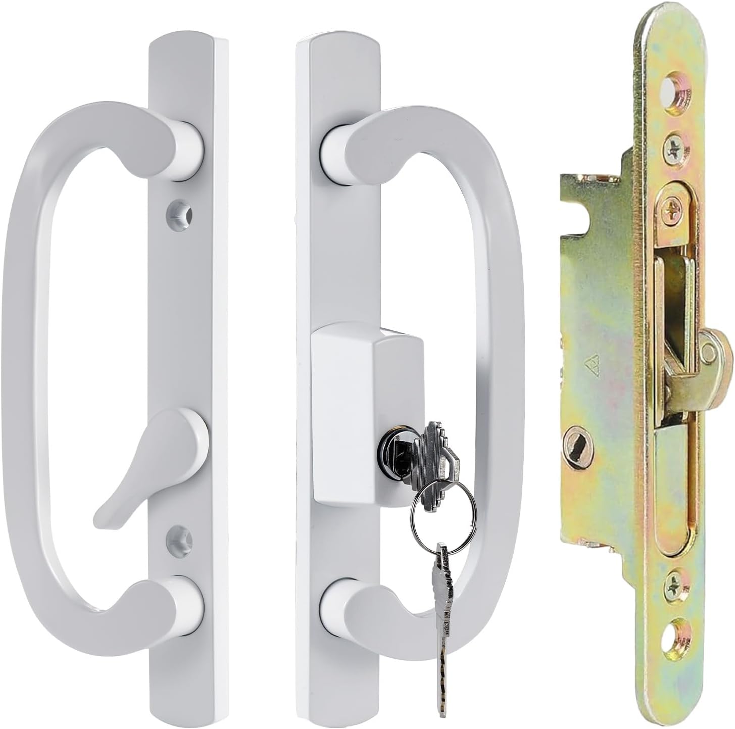 Keyed Sliding Patio Door Handle Set for Easy Replacement