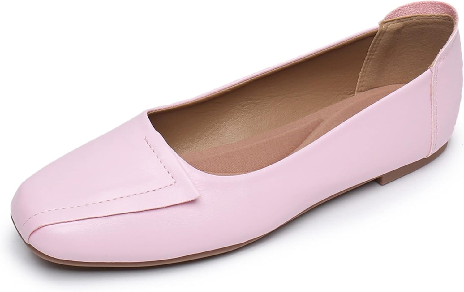 VenusCelia Women's Plain Dance Flat Shoe for Comfort and Style