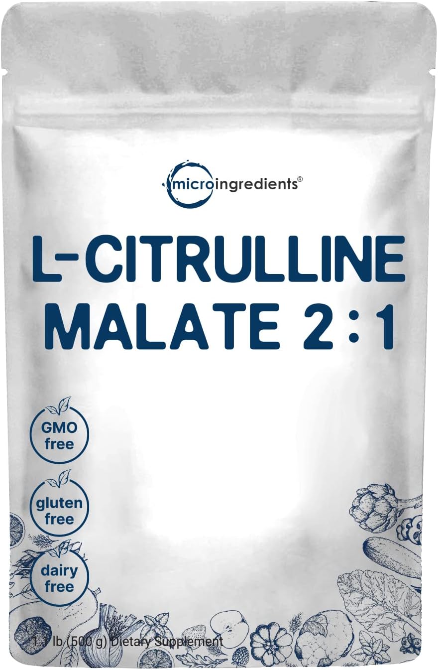 500g Pure L Citrulline Malate 2:1 Powder - Boosts Endurance