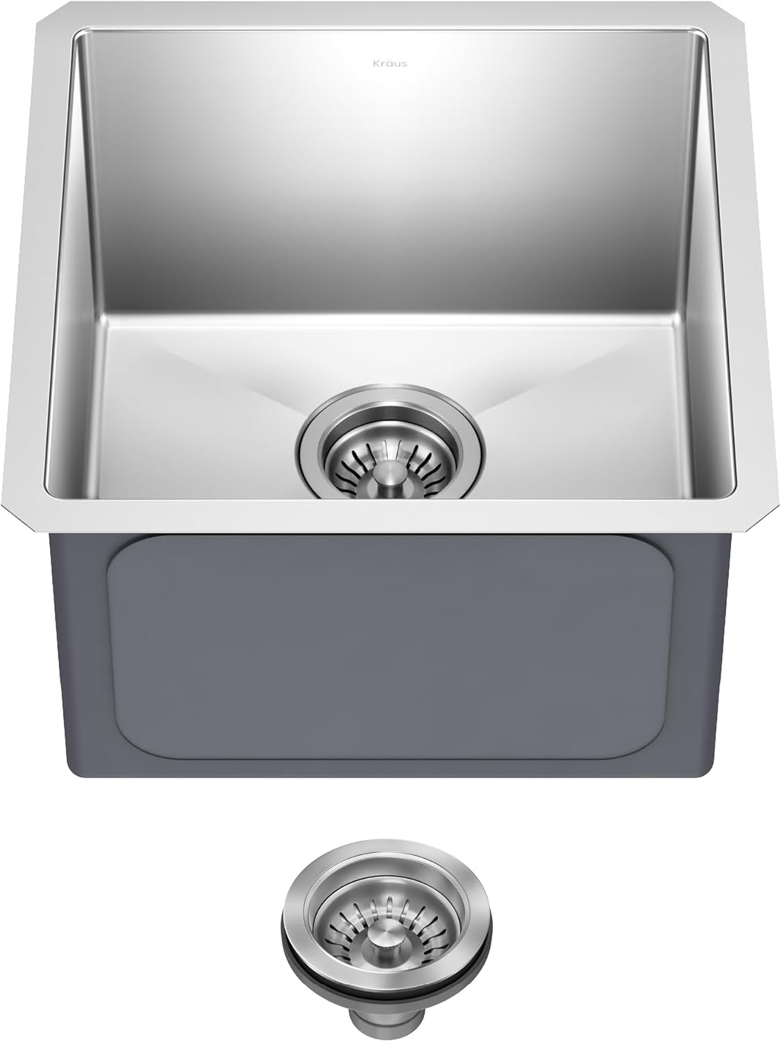Kraus Standart Pro 17-Inch Undermount Single Bowl Kitchen Sink