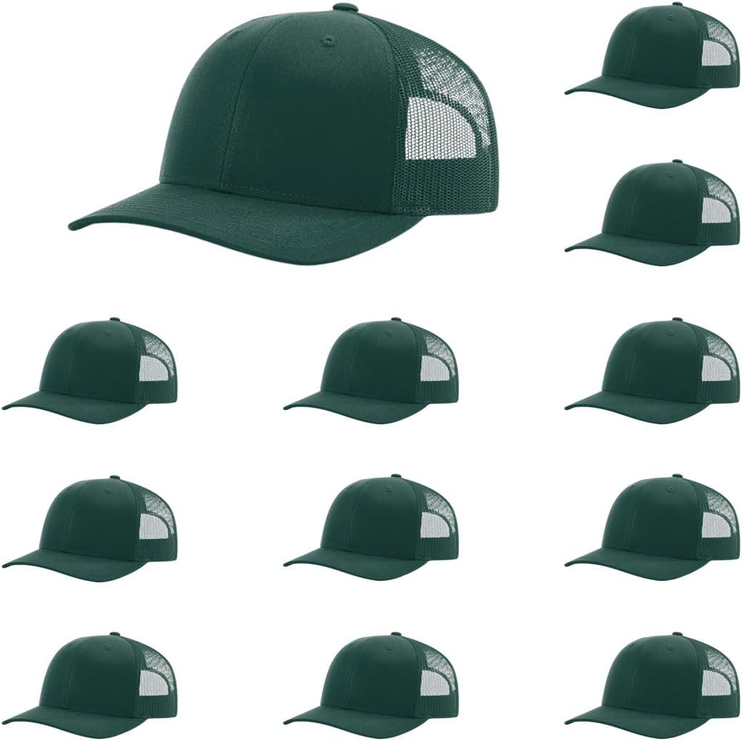 Richardson 112 Classic Six-Panel Adjustable Snapback Trucker Cap