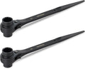 12-Point 19mm x 22mm Ratcheting Podger Spud Wrench - Durable Tool