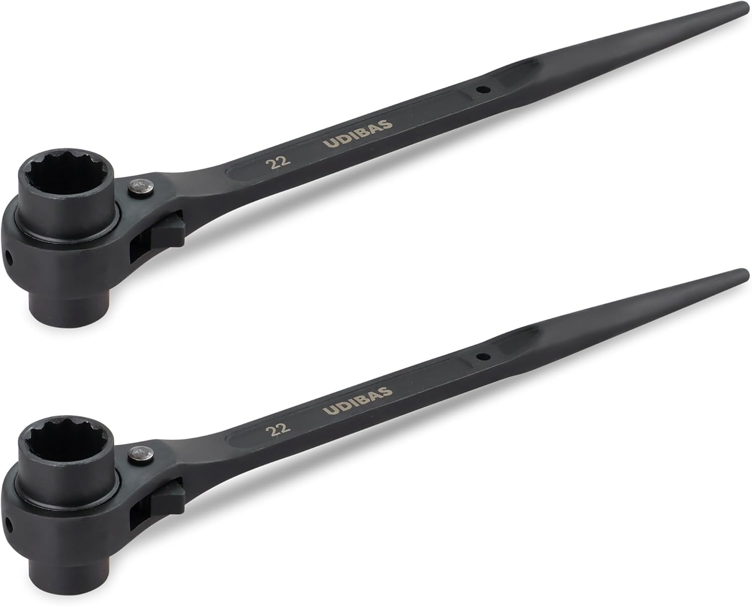 Professional Grade Double Ended Socket Ratcheting Wrench Tool
