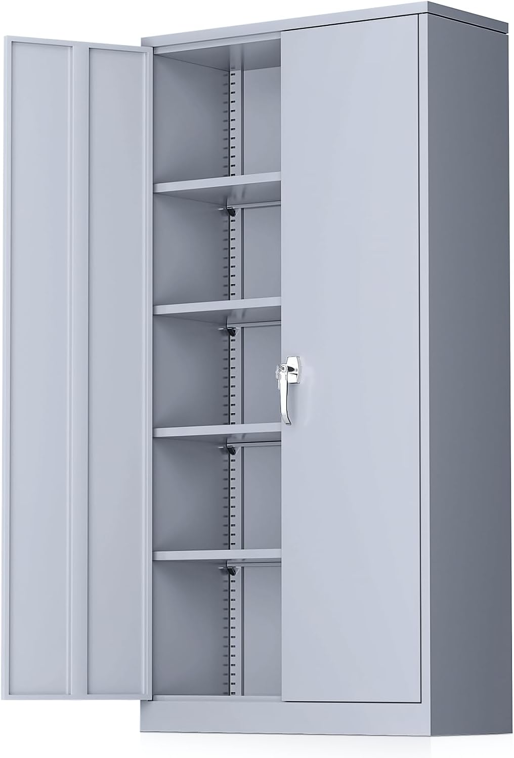 Greenvelly Metal Storage Cabinet with Locking Doors for Safety