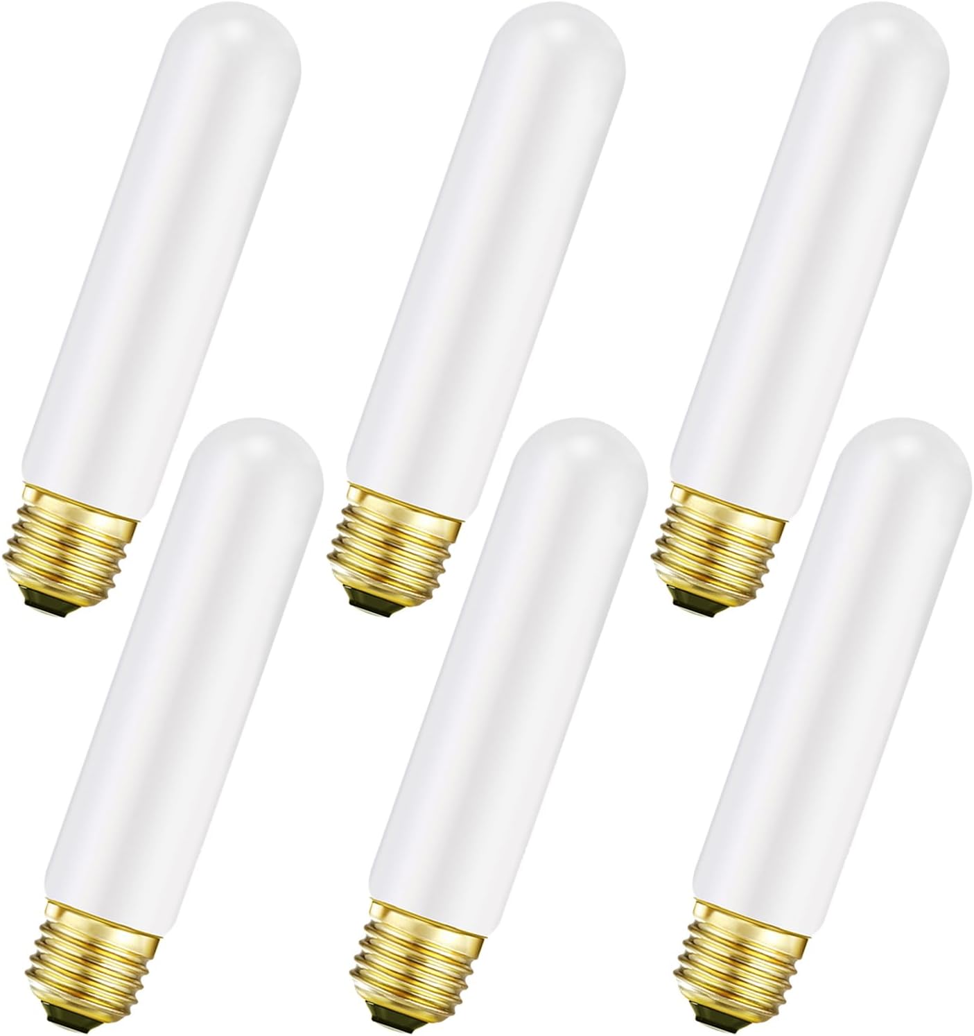 Leools T10 6W Dimmable Tubular LED Light Bulb for Elegant Lighting