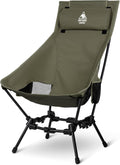 Dragonhide Oversized Camping Chair with Pillow Design - Comfortable