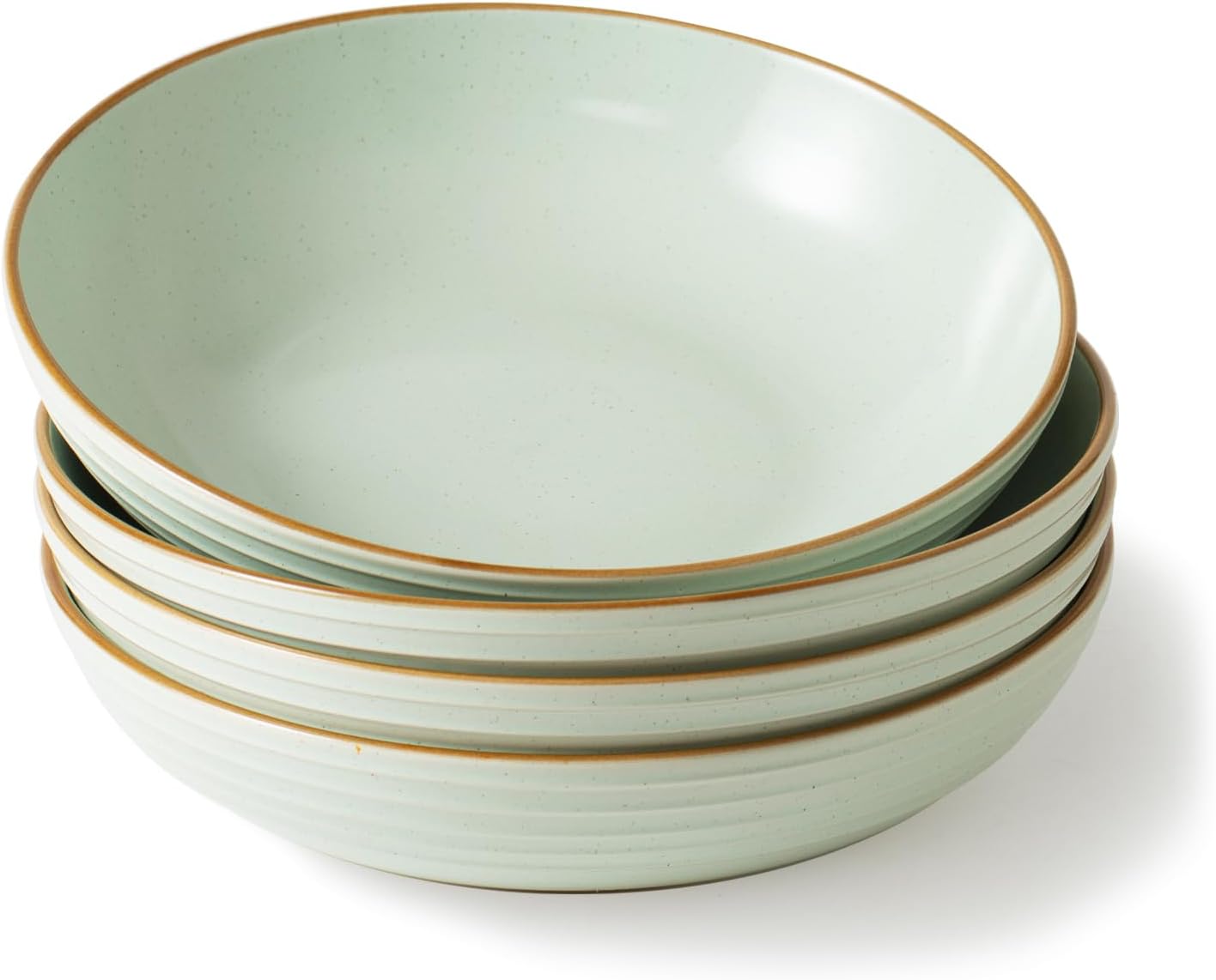 Famiware Jupiter Pasta Bowls Set of 4, 30 OZ Large Salad Bowls