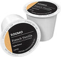 Solimo Light Roast Coffee Pods French Vanilla - 100 Count