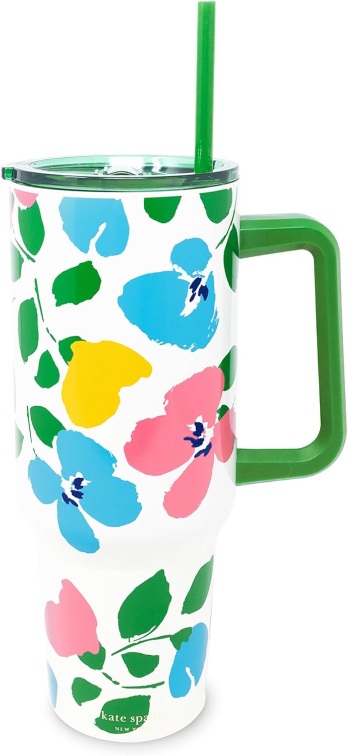 40 Ounce Insulated Tumbler with Handle for All-Day Hydration