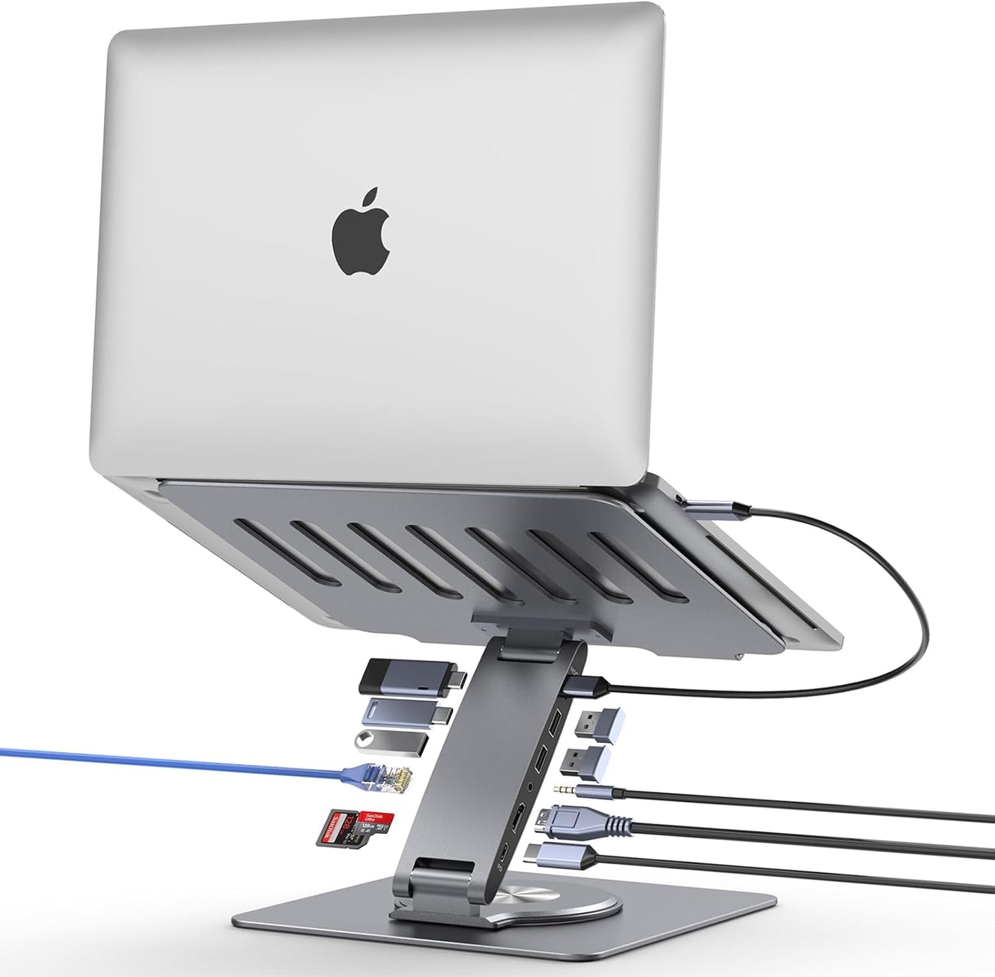Laptop Docking Station with 11 Ports for MacBook and More