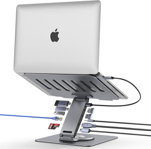 Laptop Docking Station with 11 Ports for MacBook and More